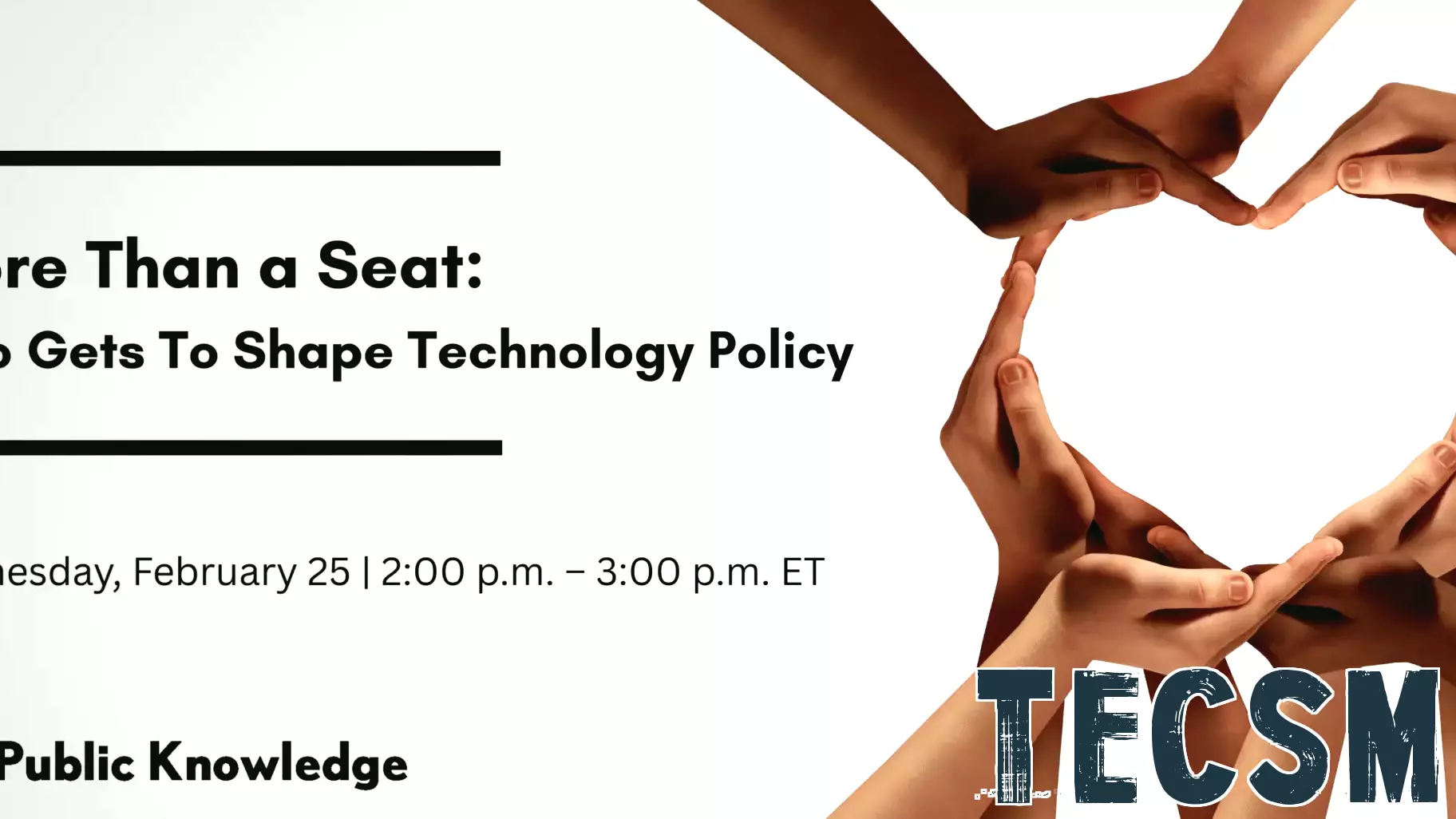 More than a Seat: Who Gets to Shape Technology Policy