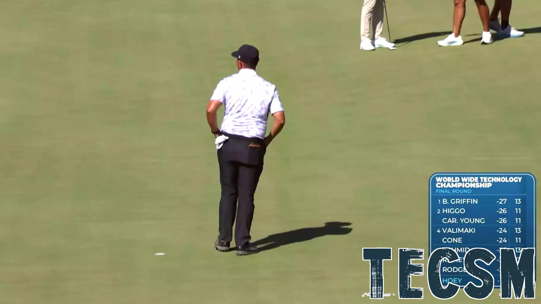 Rico Hoey Secures Birdie on 18th Hole at World Wide Technology Championship