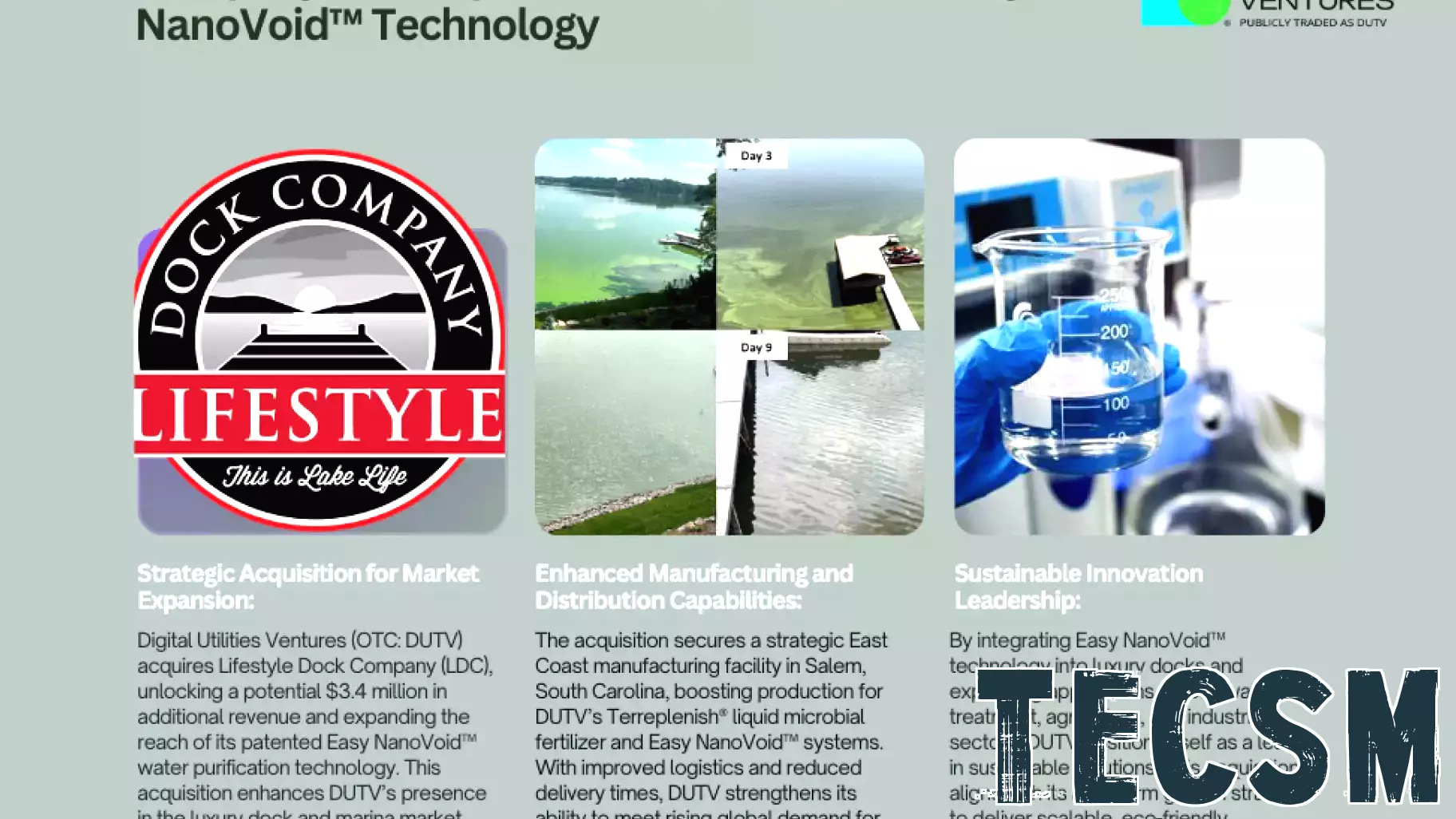 Strategic Acquisition Boosts Manufacturing and Distribution for Innovative Water Purification Technology