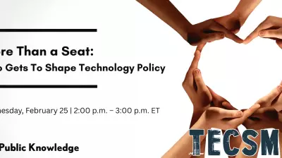 More than a Seat: Who Gets to Shape Technology Policy